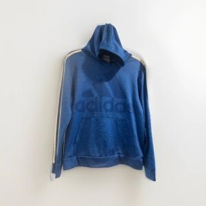 Adidas Kids boys large 14/15  Blue Pullover Hoodie